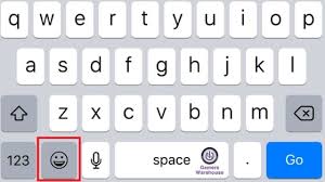 iPhone emoji keyboard